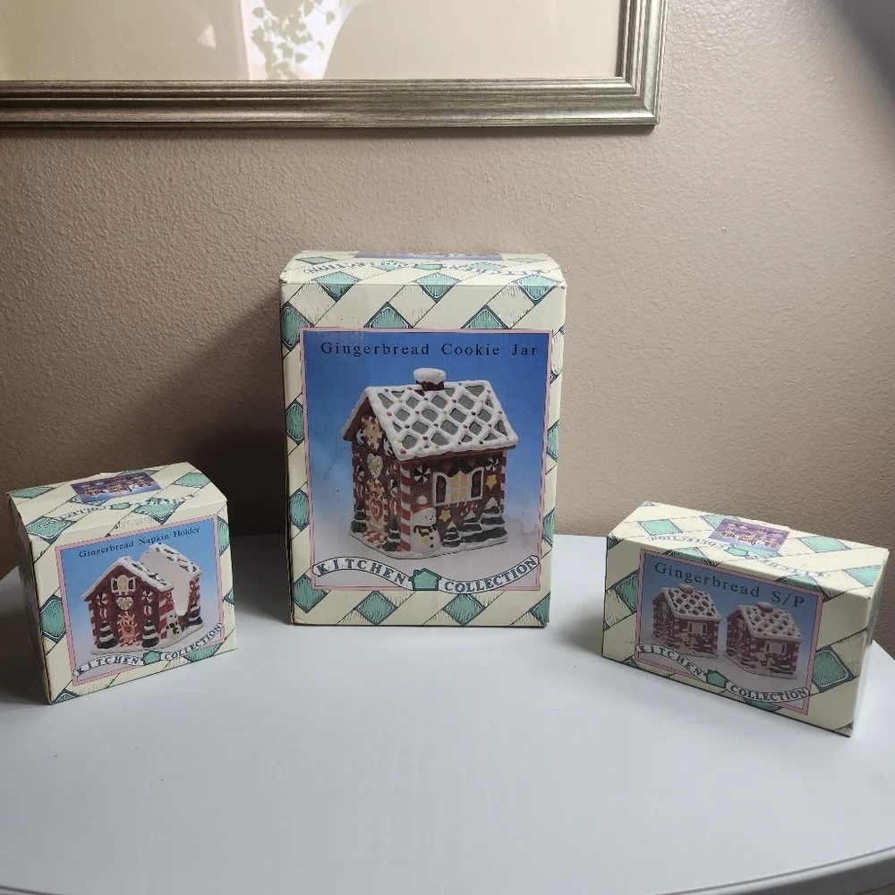 Kitchen Collection VTG Gingerbread House Cookie Jar